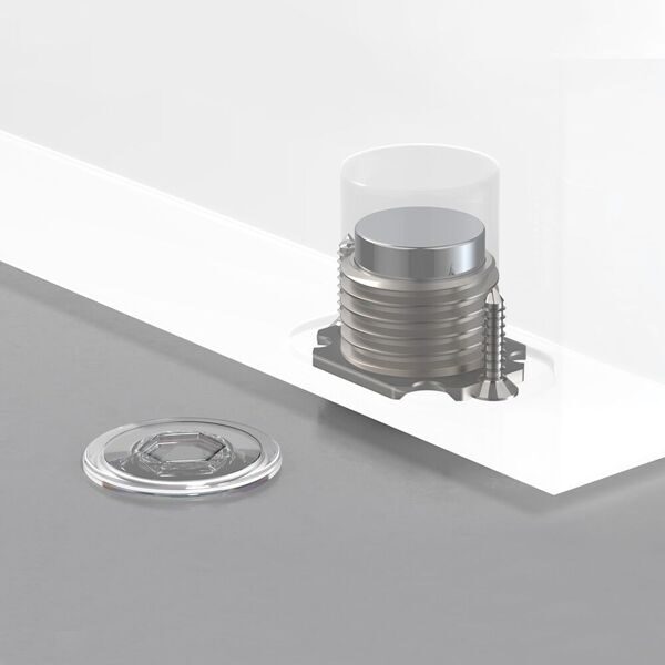 Упор дверной скрытый Armadillo (Армадилло) STELS TR Прозрачный